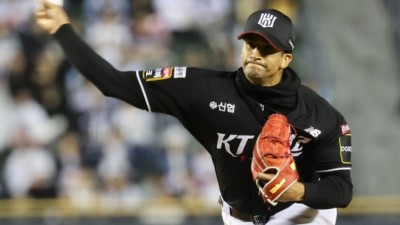 [KBO] '쿠에바스, 7년째 마법사로' kt, 총액 150만 달러에 재계약